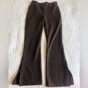 Time and Tru Brown Pull On Flare Work Pants